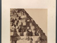 Kat-Nr.624  Kat-Nr.624- Photobestand Vasel, Beschriftung Photo: Zangaki [.] N 180 Ascension de la grande Pyramide, Beschriftung Vasel: Giseh. Cheops-Pyramide